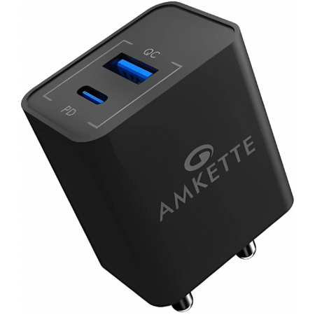 Amkette ChargePro 20W QC + PD USB Wall Charger