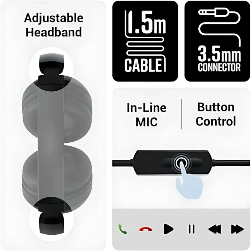 Hammer Vibe ENC Bluetooth Headphone - Image 4